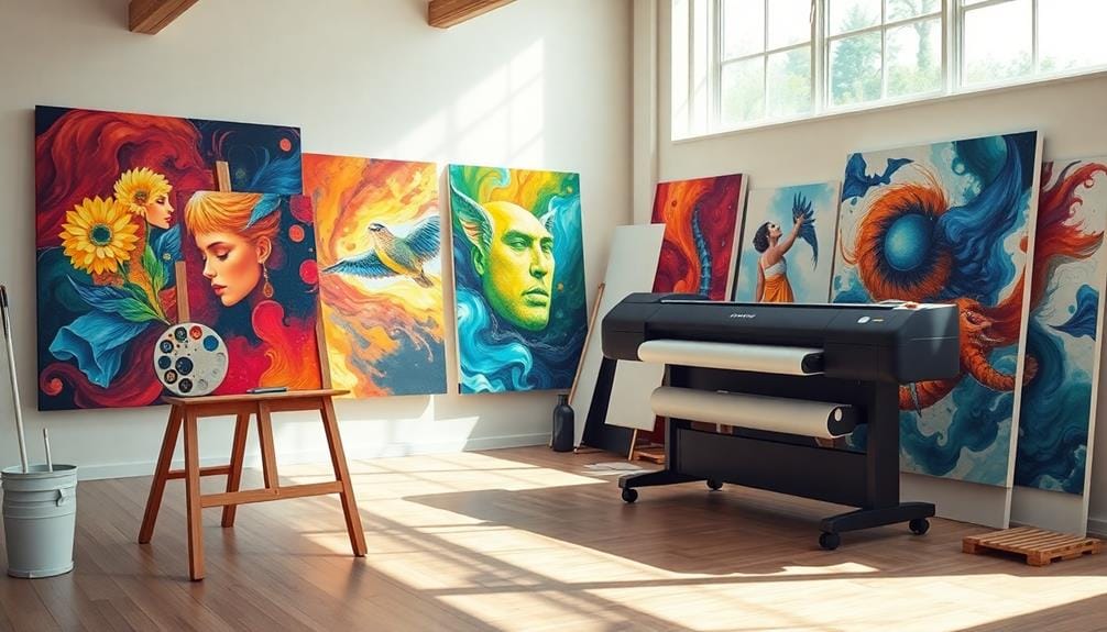 Buy The History of Canvas Art: From Oil Paintings to Digital Prints today and enjoy free shipping! canvas printing transition process
