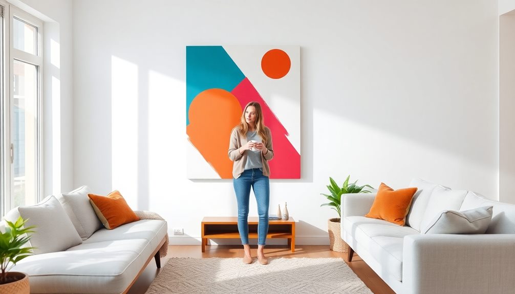 Buy 7 Surprising Canvas Wall Art Ideas for Home today and enjoy free shipping! geometric abstract art creations